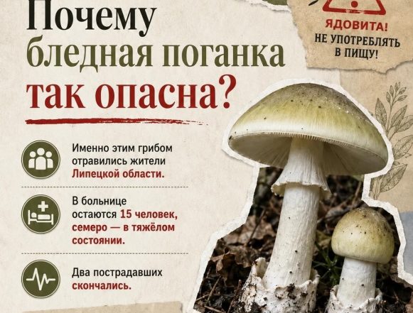 пыамау Новая жертва «тихой охоты» в Липецке: от отравления бледной поганкой скончалась 73-летняя женщина
