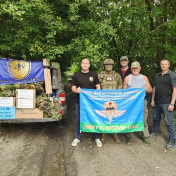 волонтёры гуманитарка чехлов Липецкий экс-военнослужащий 16-й бригады спецназа ГРУ отвозит гуманитарку в зону СВО