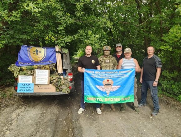 Липецкий экс-военнослужащий 16-й бригады спецназа ГРУ отвозит гуманитарку в зону СВО