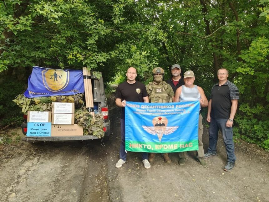 Липецкий экс-военнослужащий 16-й бригады спецназа ГРУ отвозит гуманитарку в зону СВО