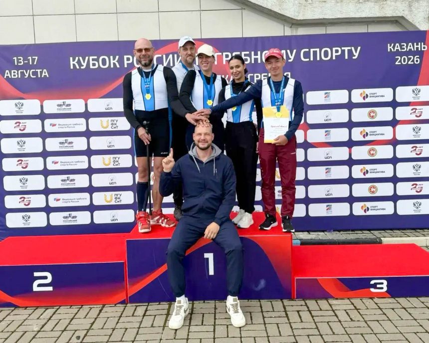 Два золота и серебро взяли липчане на Кубке России по академической гребле среди инклюзивных атлетов