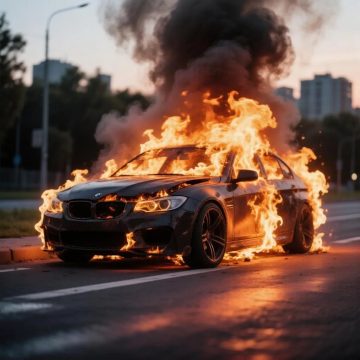 сгорела машина ии За лето в Липецке автомобили горели более 10 раз