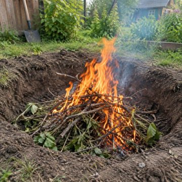 костёр на участке отходы ии Специалисты рассказали, как липчанам сжигать растительные отходы на своём участке, не нарушая закон