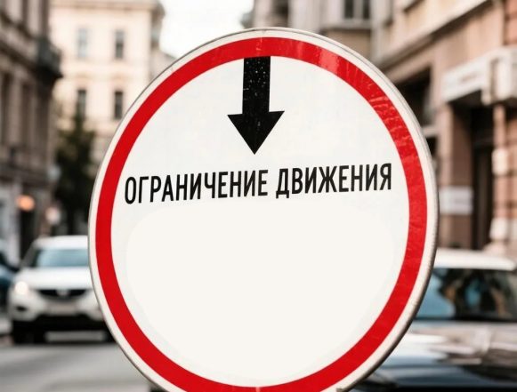Движение в районе площади Авиторов в Липецке сократилось на две полосы